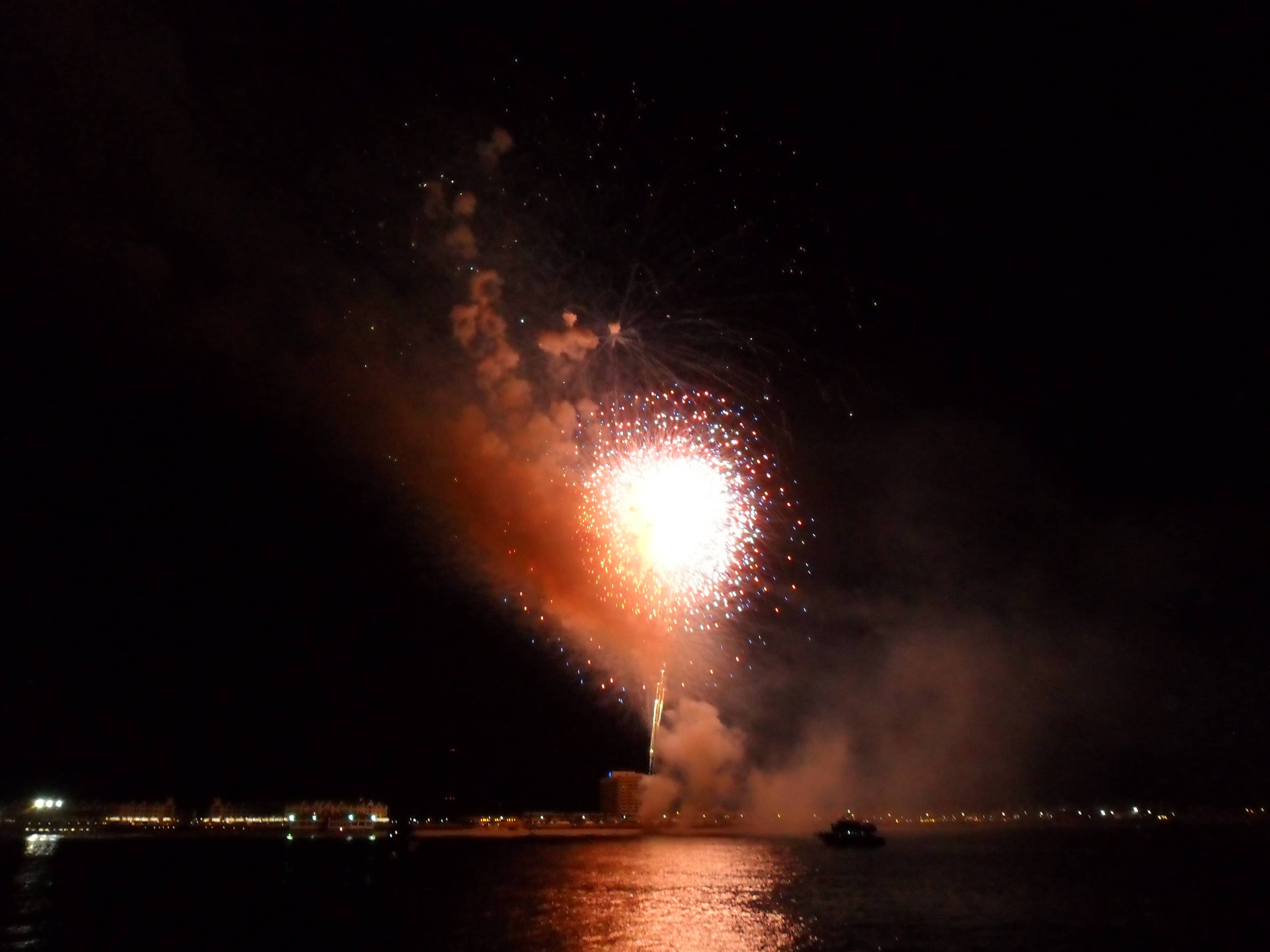 Fireworks on the Water- July 4th- OlSalty II, Belmar NJ